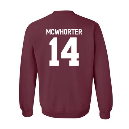 Mississippi State - NCAA Football : Brodie McWhorter - Classic Shersey Crewneck Sweatshirt-1
