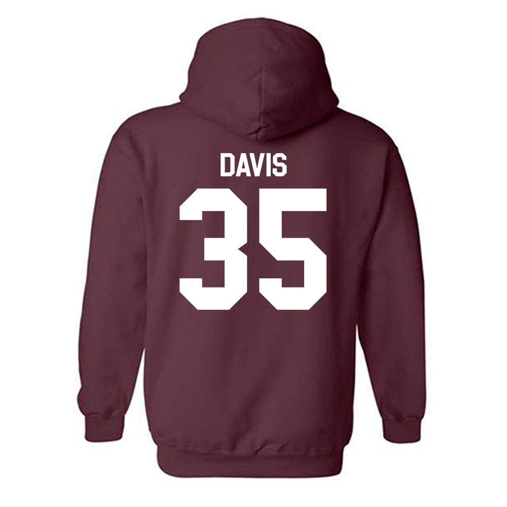 Mississippi State - NCAA Baseball : Ben Davis - Classic Shersey Hooded Sweatshirt-1