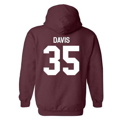 Mississippi State - NCAA Baseball : Ben Davis - Classic Shersey Hooded Sweatshirt-1