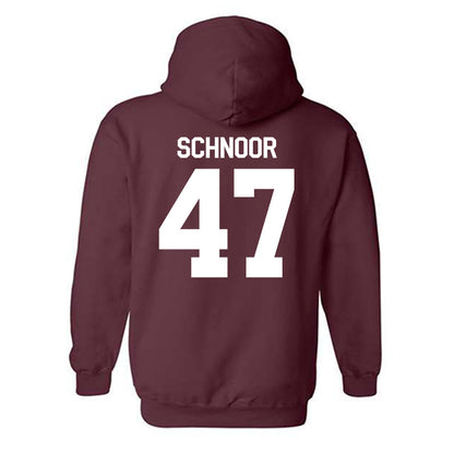 Mississippi State - NCAA Baseball : JT Schnoor - Classic Shersey Hooded Sweatshirt-1
