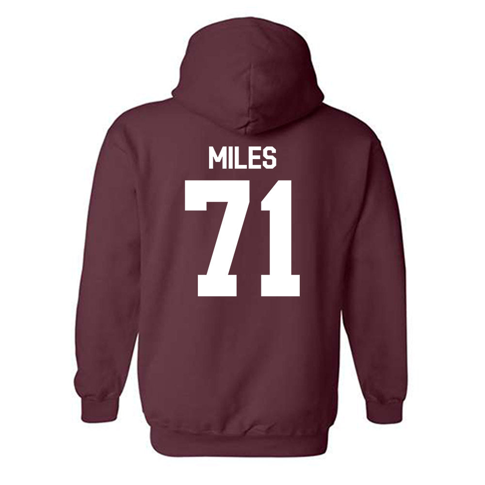 Mississippi State - NCAA Football : Saquon Miles - Classic Shersey Hooded Sweatshirt-1