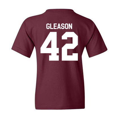 Mississippi State - NCAA Baseball : Jack Gleason - Classic Shersey Youth T-Shirt-1