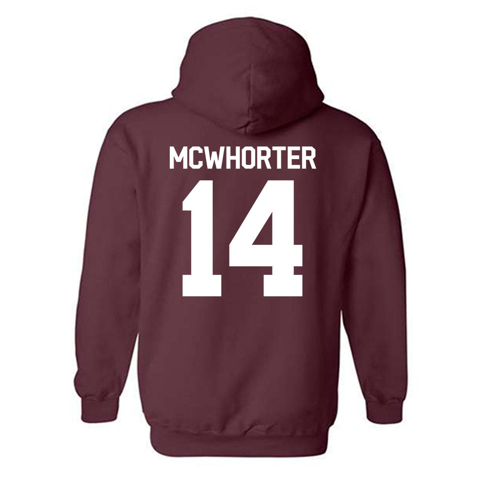 Mississippi State - NCAA Football : Brodie McWhorter - Classic Shersey Hooded Sweatshirt-1