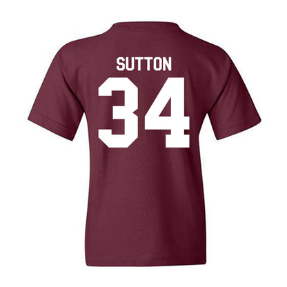 Mississippi State - NCAA Football : Vic Sutton - Classic Shersey Youth T-Shirt-1