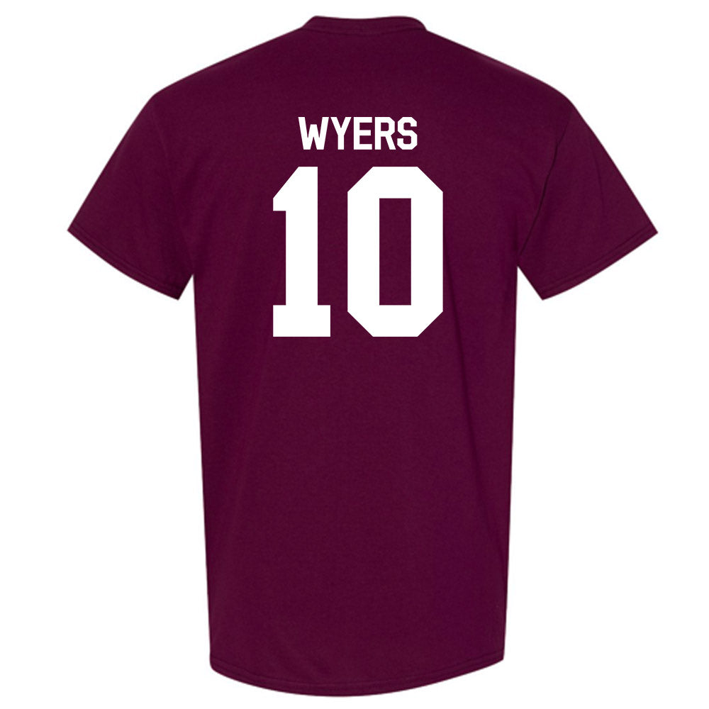 Mississippi State - NCAA Baseball : Drew Wyers - Classic Shersey T-Shirt-1