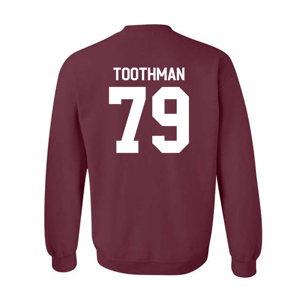 Mississippi State - NCAA Football : Dalton Toothman - Classic Shersey Crewneck Sweatshirt-1