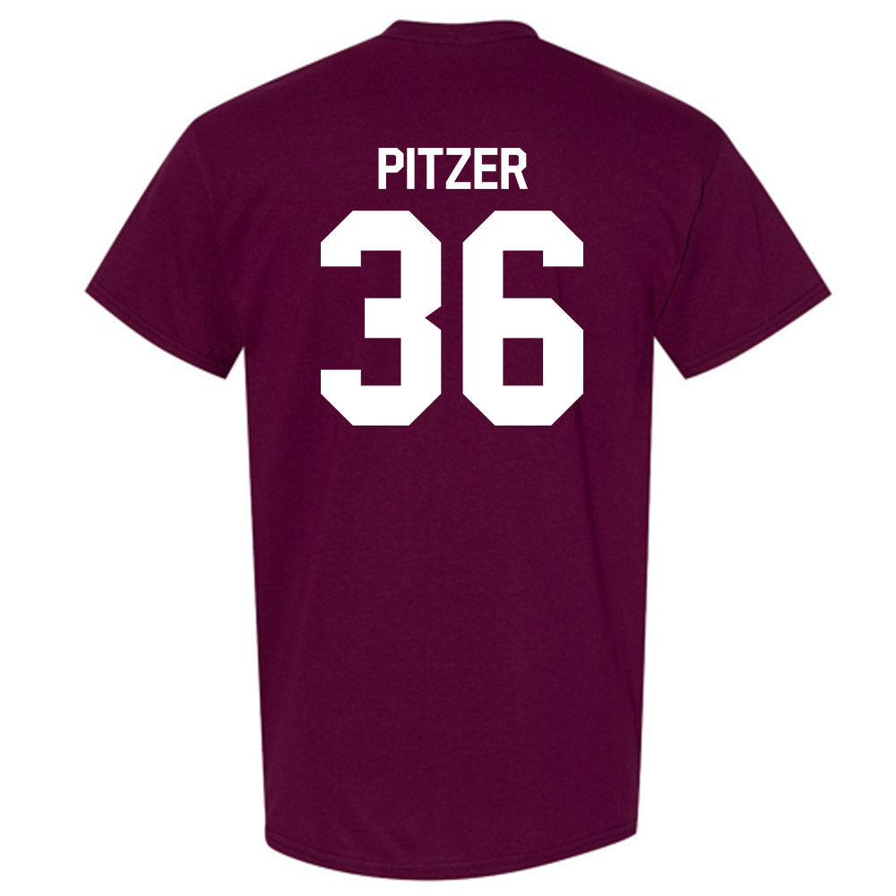 Mississippi State - NCAA Baseball : Tyler Pitzer - Classic Shersey T-Shirt-1