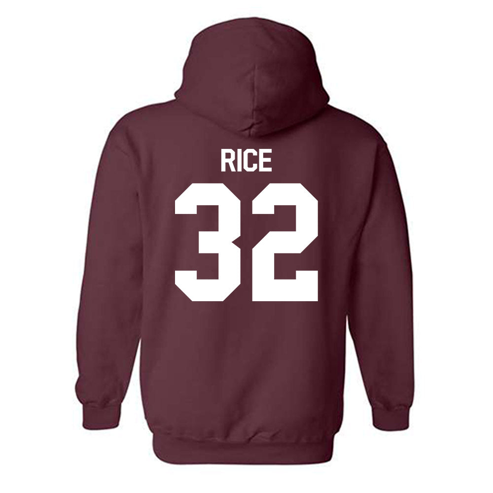 Mississippi State - NCAA Football : AJ Rice - Classic Shersey Hooded Sweatshirt-1