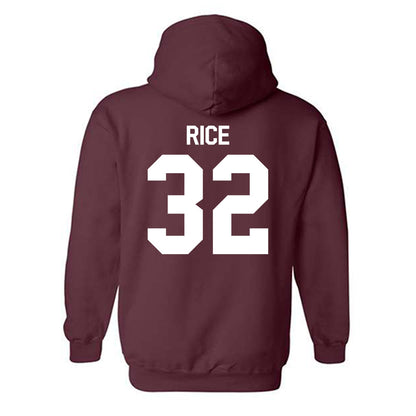 Mississippi State - NCAA Football : AJ Rice - Classic Shersey Hooded Sweatshirt-1