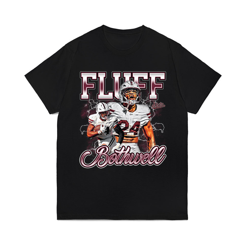 Mississippi State - NCAA Football : Fluff Bothwell - Collage Comfort Colors T-Shirt-0