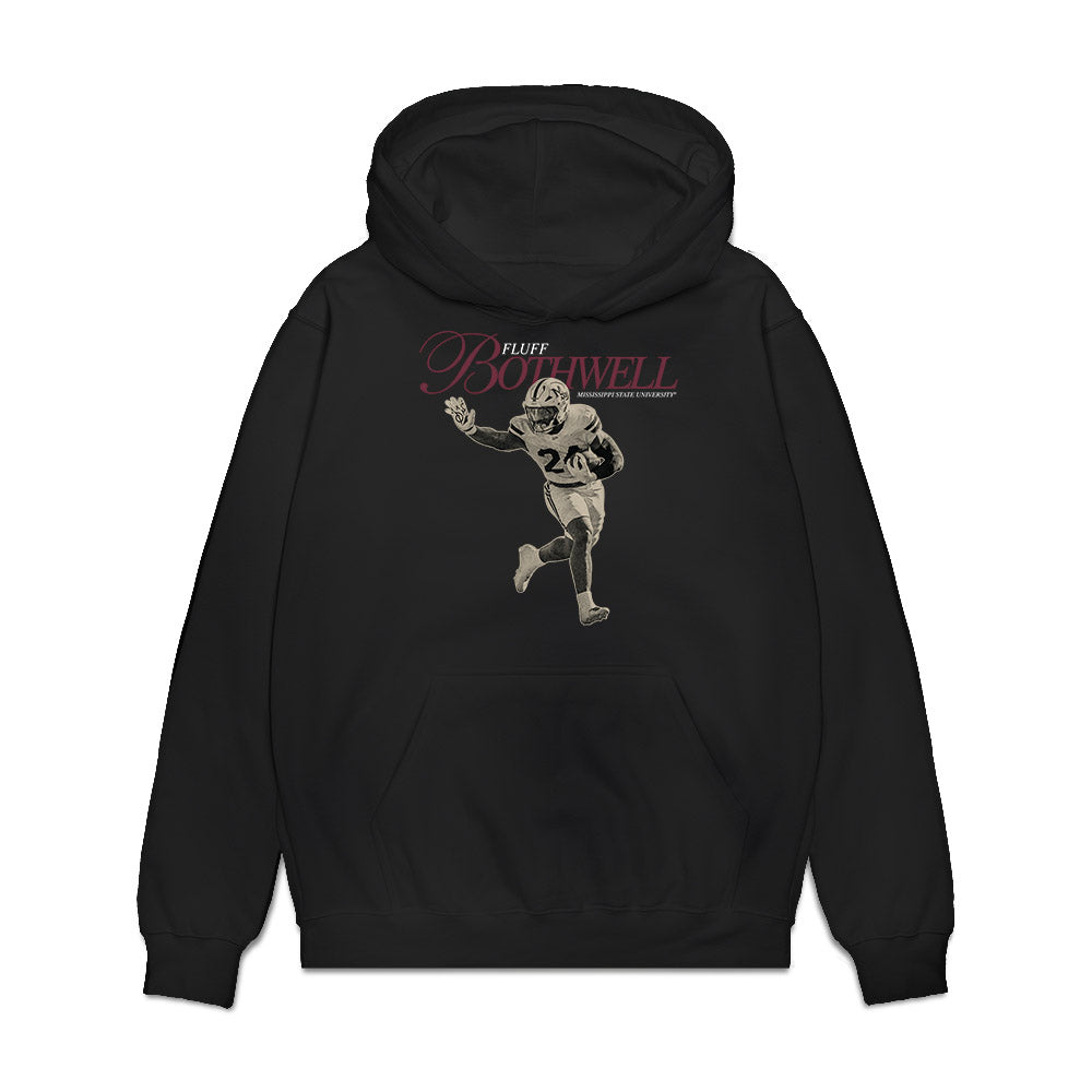 Mississippi State - NCAA Football : Fluff Bothwell - Legacy Premium Hooded Sweatshirt-0