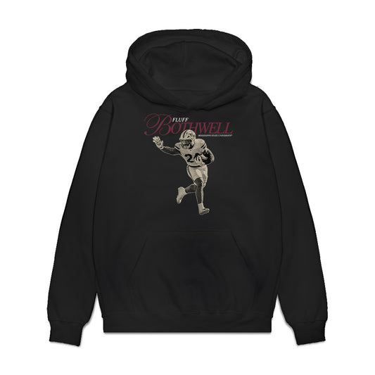 Mississippi State - NCAA Football : Fluff Bothwell - Legacy Premium Hooded Sweatshirt-0