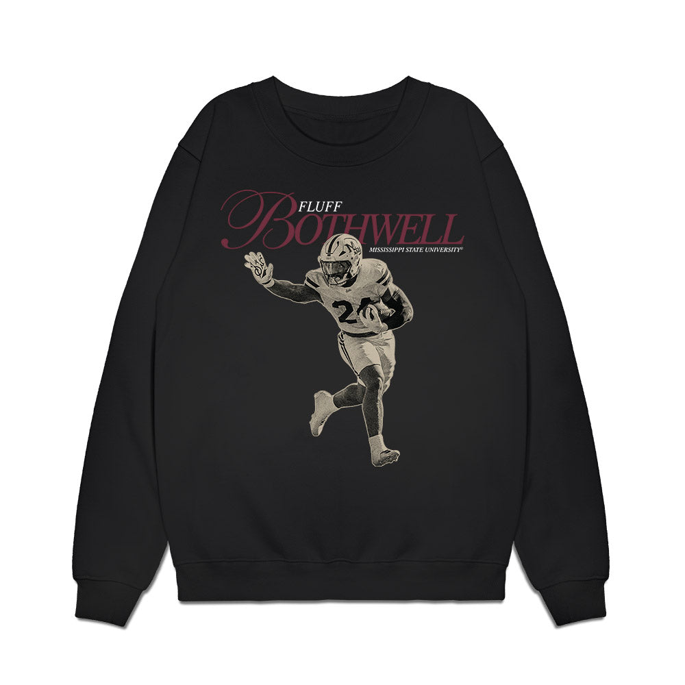 Mississippi State - NCAA Football : Fluff Bothwell - Legacy Premium Crewneck Sweatshirt-0