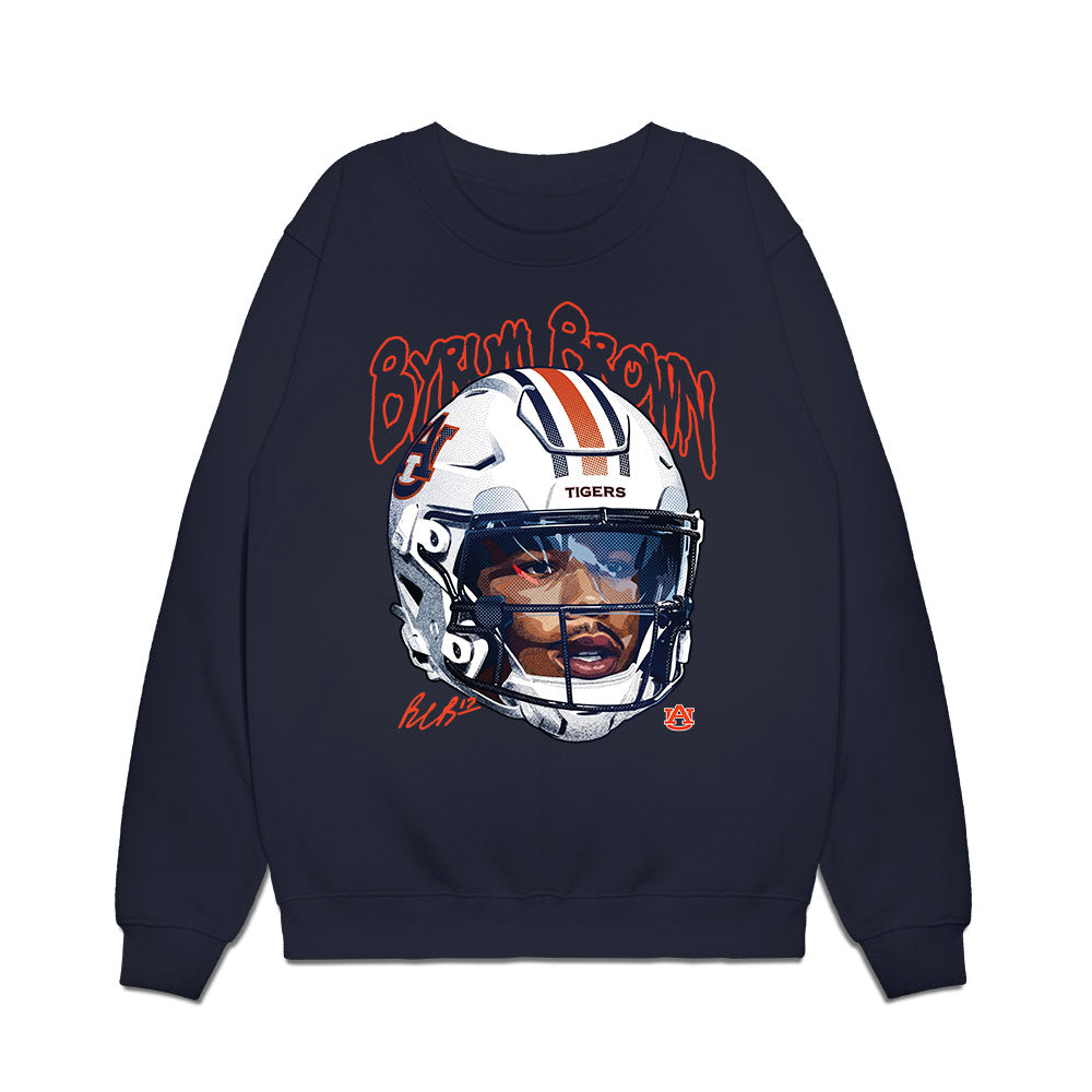 Auburn - NCAA Football : Byrum Brown - Game Face Premium Crewneck Sweatshirt-0