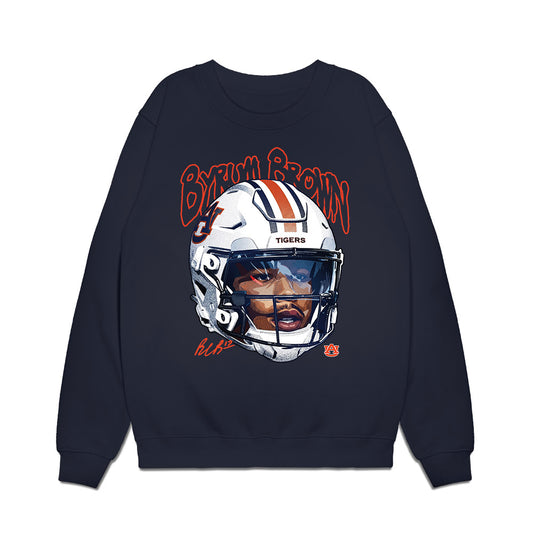 Auburn - NCAA Football : Byrum Brown - Game Face Premium Crewneck Sweatshirt-0