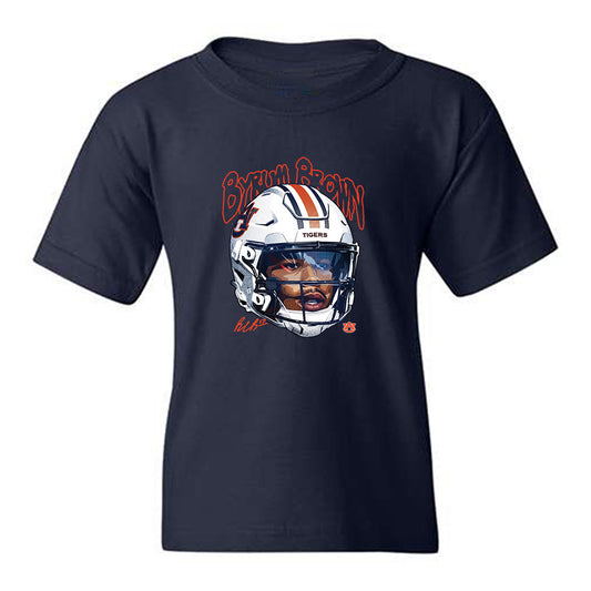 Auburn - NCAA Football : Byrum Brown - Game Face Youth T-Shirt-0