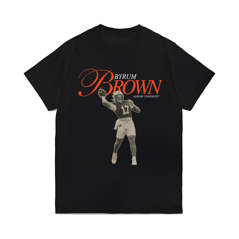 Auburn - NCAA Football : Byrum Brown - Legacy Comfort Colors T-Shirt-0