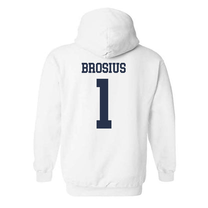 Georgia Tech - NCAA Baseball : Parker Brosius - Classic Shersey Hooded Sweatshirt-1