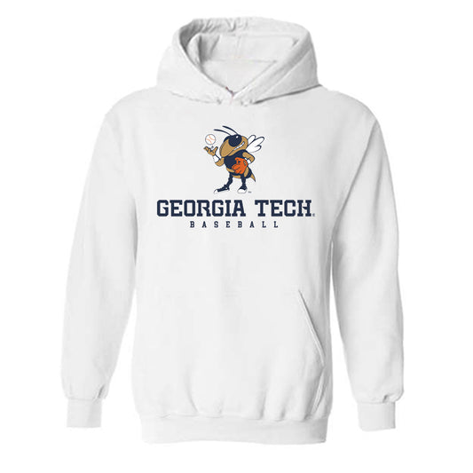 Georgia Tech - NCAA Baseball : Mason Patel - Classic Shersey Hooded Sweatshirt-0