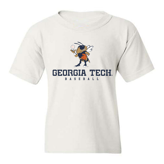 Georgia Tech - NCAA Baseball : Riley Hasenstab - Classic Shersey Youth T-Shirt-0