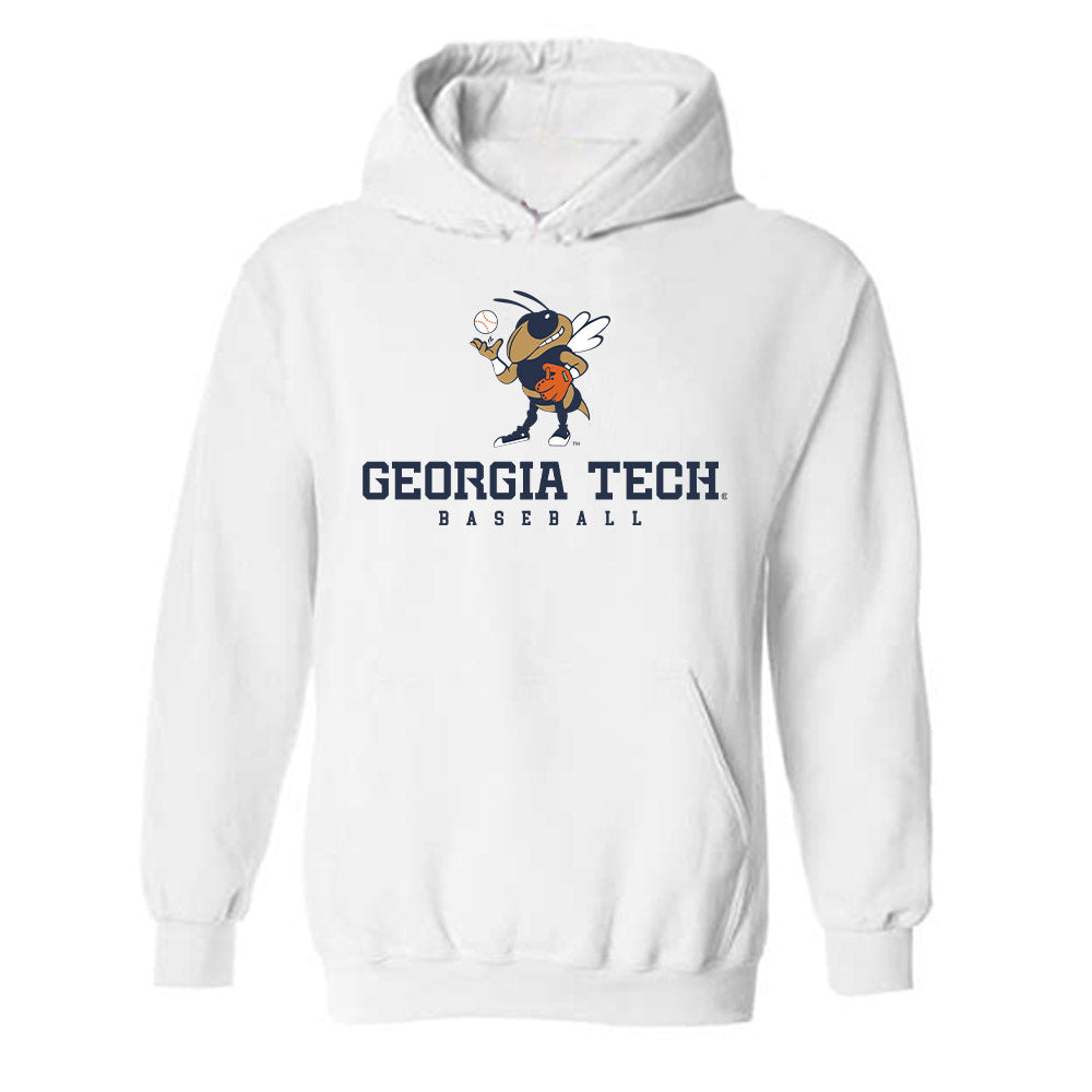 Georgia Tech - NCAA Baseball : Dominic Stephenson - Classic Shersey Hooded Sweatshirt-0