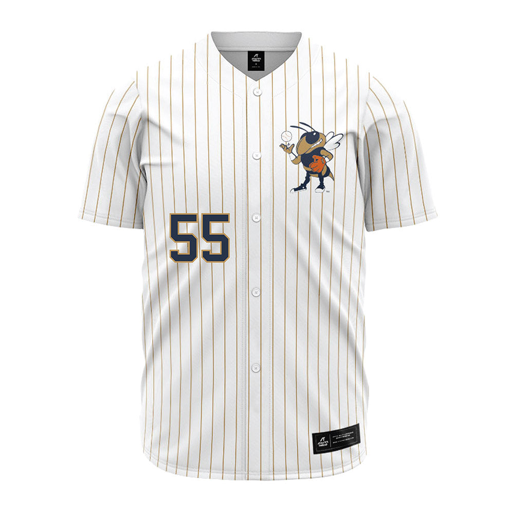 Georgia Tech - NCAA Baseball : Adam Mckelvey - Pinstripe Jersey-0