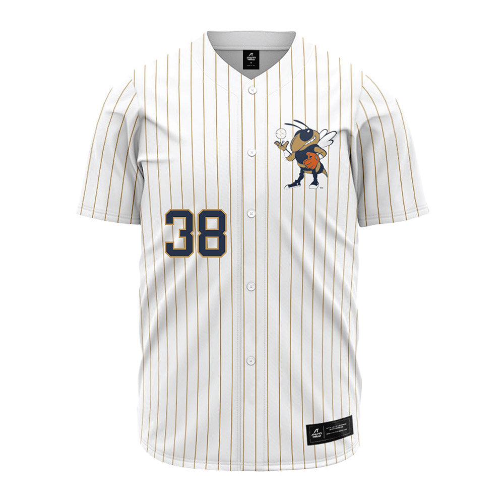 Georgia Tech - NCAA Baseball : Carson Ballard - Pinstripe Jersey-0