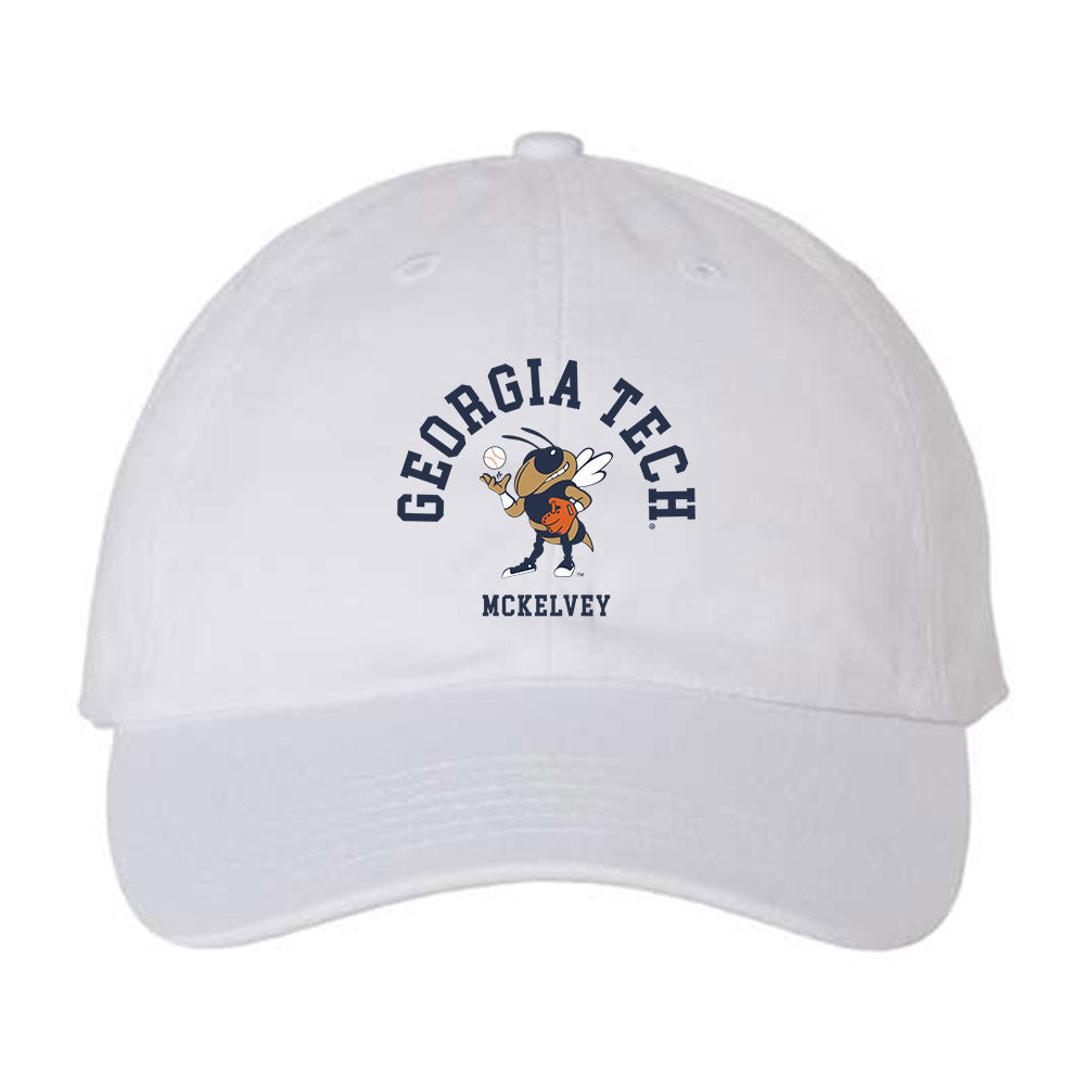 Georgia Tech - NCAA Baseball : Adam Mckelvey - Dad Hat-0