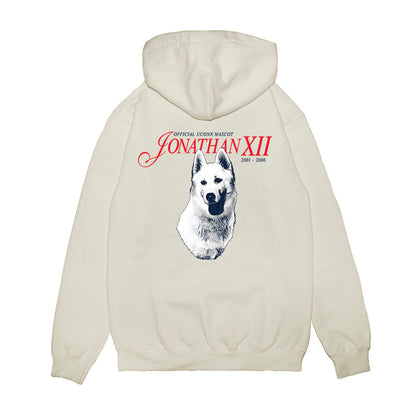 UConn - Huskies Mascot : Jonathan XII - Legacy Premium Hooded Sweatshirt-1