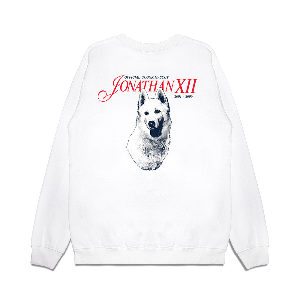 UConn - Huskies Mascot : Jonathan XII - Legacy Premium Crewneck Sweatshirt-1