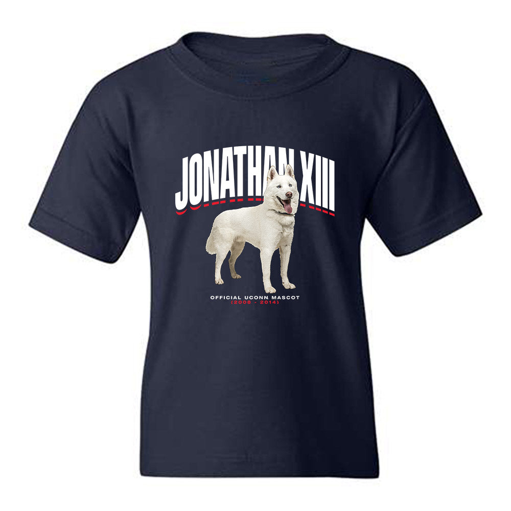 UConn - Huskies Mascot : Jonathan XIII - Hero Youth T-Shirt-0
