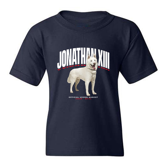 UConn - Huskies Mascot : Jonathan XIII - Hero Youth T-Shirt-0