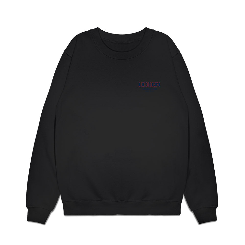 UConn - Huskies Mascot : Jonathan XIII - Legacy Premium Crewneck Sweatshirt-0