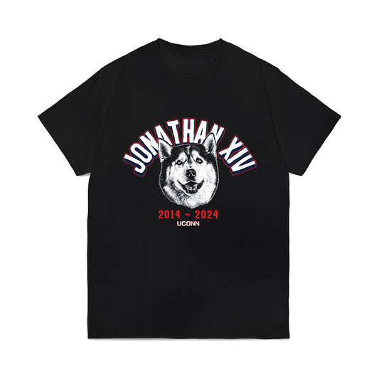 UConn - Huskies Mascot : Jonathan XIV - Caricature Comfort Colors T-Shirt-0