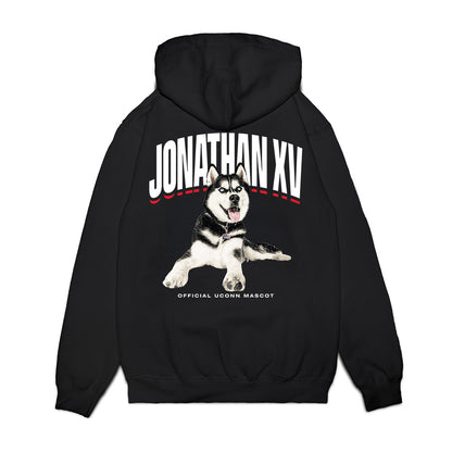 UConn - Huskies Mascot : Jonathan XV - Hero Premium Hooded Sweatshirt-1