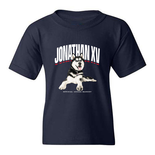 UConn - Huskies Mascot : Jonathan XV - Hero Youth T-Shirt-0