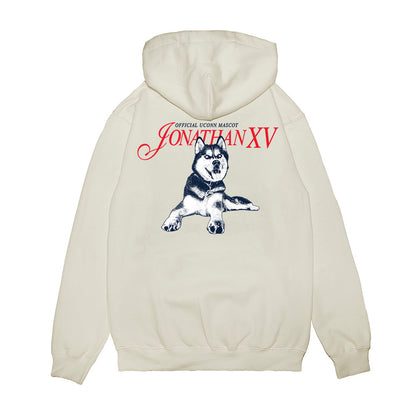 UConn - Huskies Mascot : Jonathan XV - Legacy Premium Hooded Sweatshirt-1