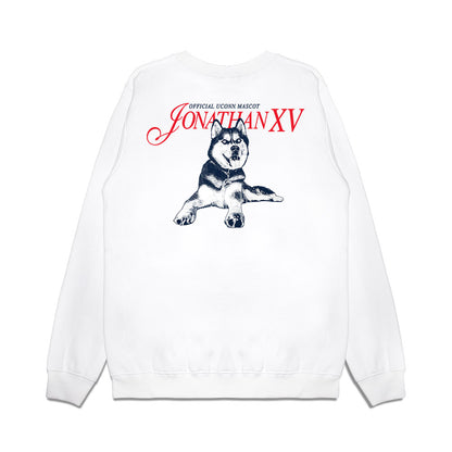 UConn - Huskies Mascot : Jonathan XV - Legacy Premium Crewneck Sweatshirt-1