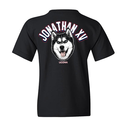 UConn - Huskies Mascot : Jonathan XV - Caricature Youth T-Shirt-1