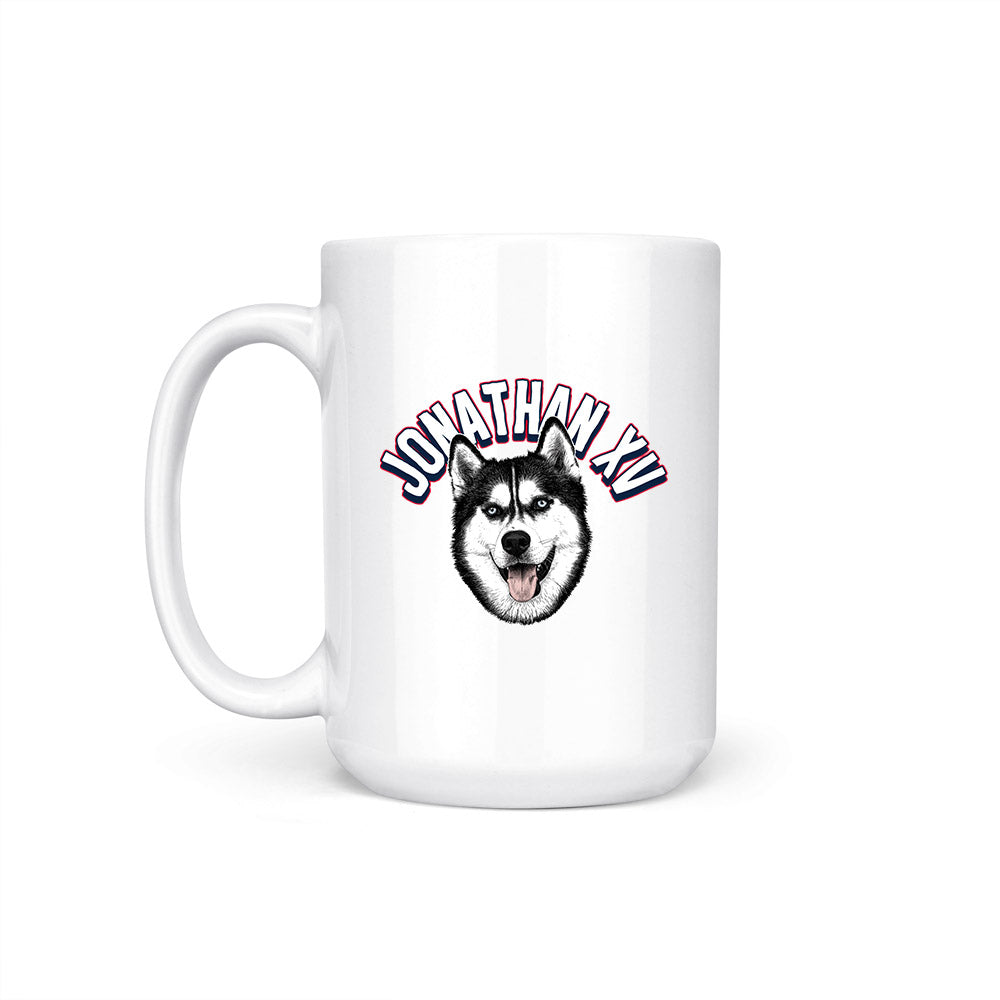 UConn - Huskies Mascot : Jonathan XV - Coffee Mug-1