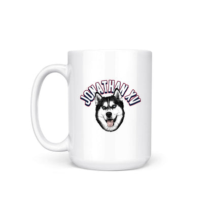 UConn - Huskies Mascot : Jonathan XV - Coffee Mug-1