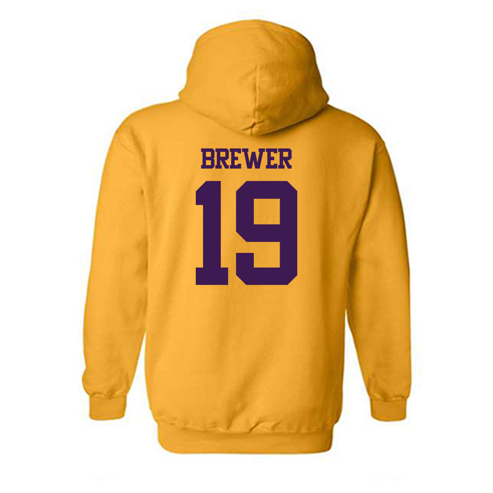 Benedict - NCAA Football : Tremont Brewer - Classic Shersey Hooded Sweatshirt-1