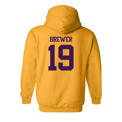 Benedict - NCAA Football : Tremont Brewer - Classic Shersey Hooded Sweatshirt-1