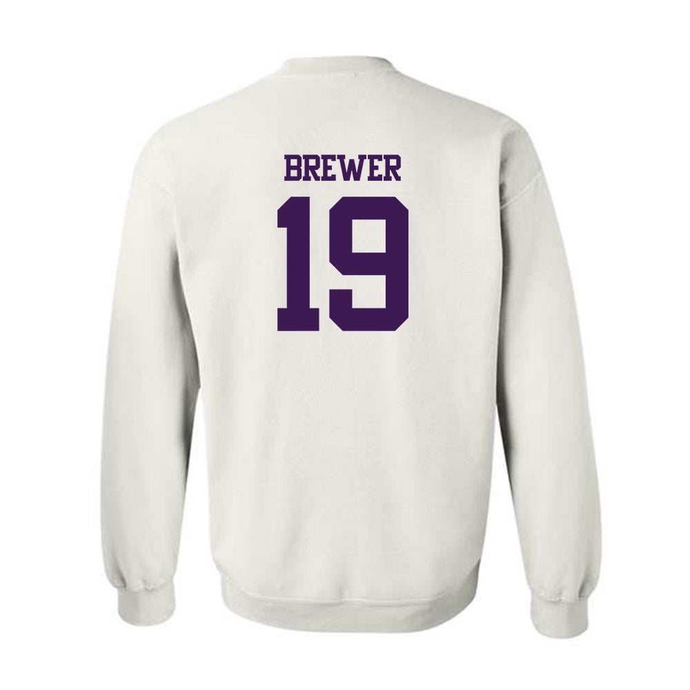 Benedict - NCAA Football : Tremont Brewer - Classic Shersey Crewneck Sweatshirt-1