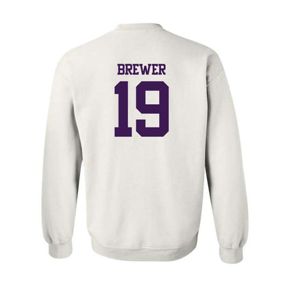 Benedict - NCAA Football : Tremont Brewer - Classic Shersey Crewneck Sweatshirt-1