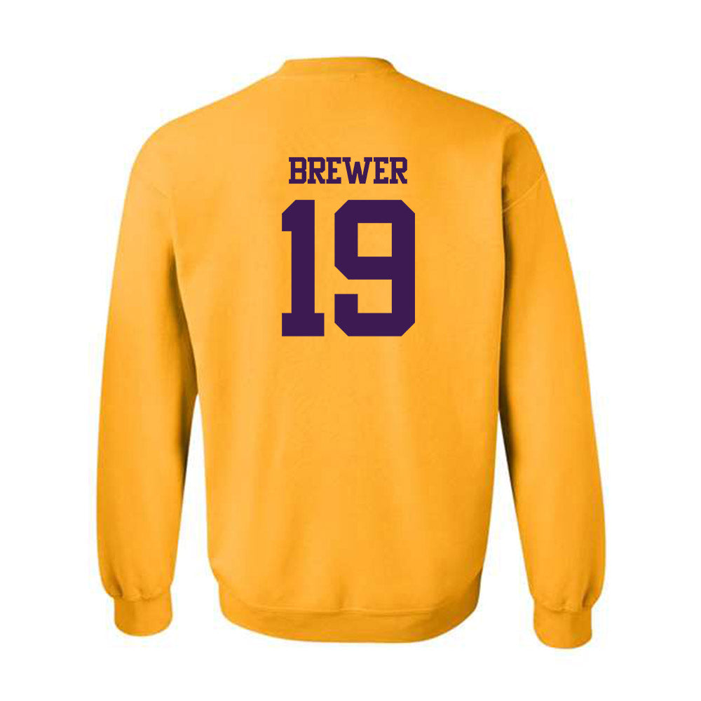 Benedict - NCAA Football : Tremont Brewer - Classic Shersey Crewneck Sweatshirt-1