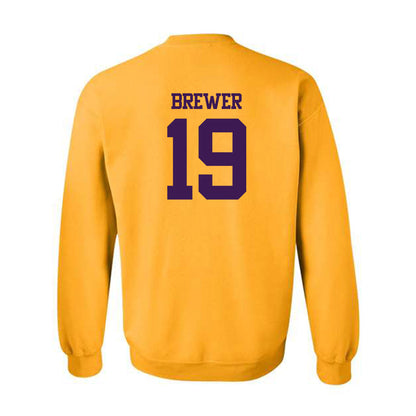 Benedict - NCAA Football : Tremont Brewer - Classic Shersey Crewneck Sweatshirt-1