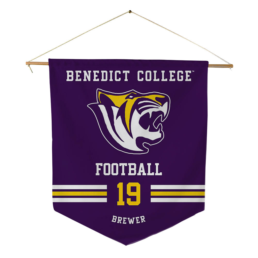 Benedict - NCAA Football : Tremont Brewer - Pennant - 18" x 21"-0