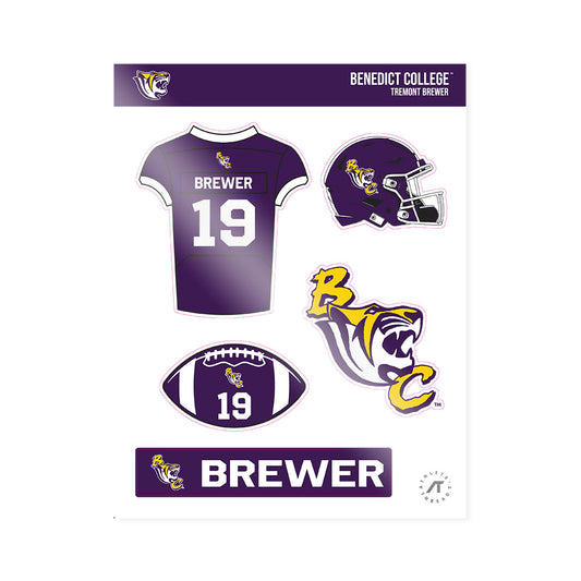 Benedict - NCAA Football : Tremont Brewer - Sticker Sheet-0
