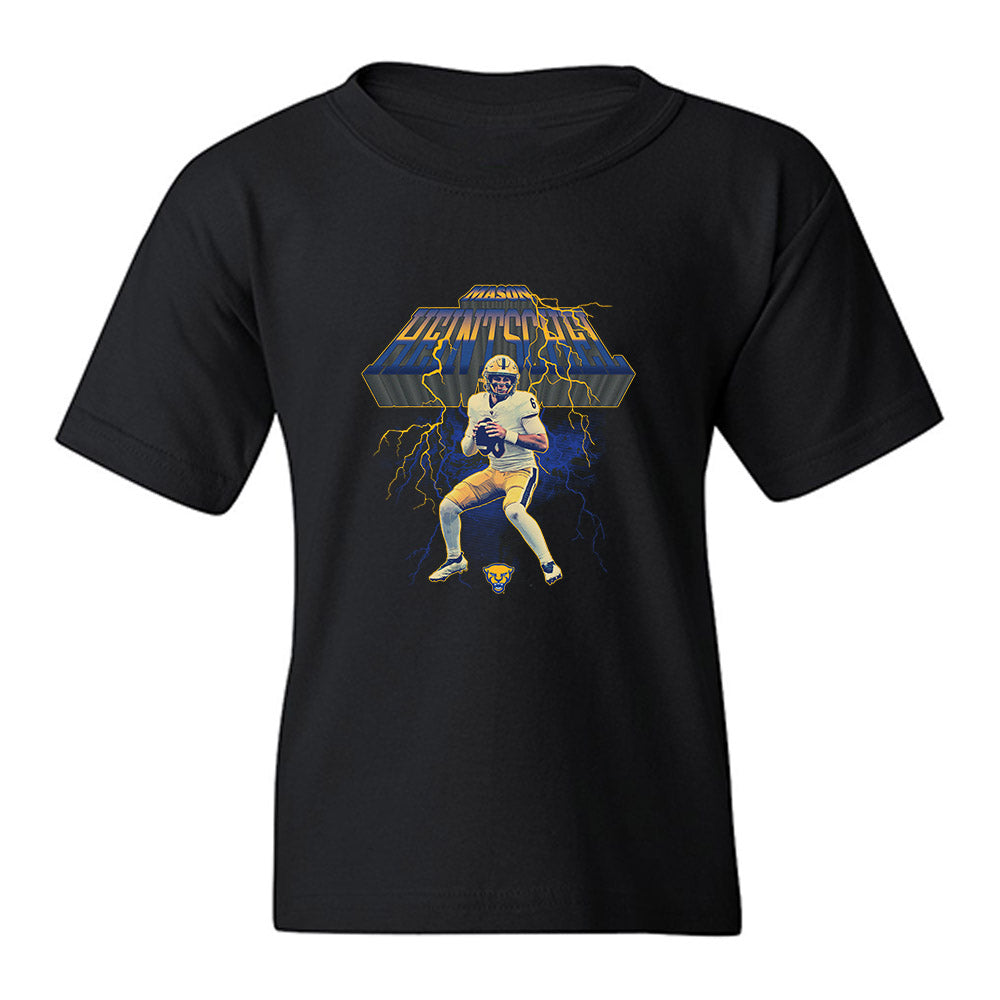 Pittsburgh - NCAA Football : Mason Heintschel - Collage Youth T-Shirt-0